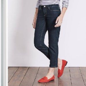 Boden Skimmer Ankle Skinny Dark Wash Jean 4L